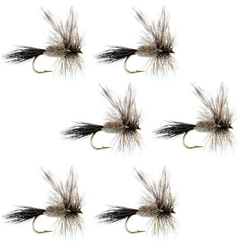 Adams Irresistible Classic Dry Fly - 6 Flies - Hook Size 10