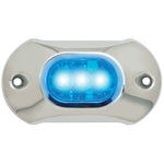 ATTWOOD LIGHT ARMOR UNDERWATER LED LIGHT - 3 LEDS - BLUE