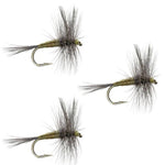 3 Pack Blue Wing Olive BWO Classic Dry Fly - Hook Size 16