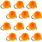 Bead Head Hot Orange Egg Fly Fishing Flies - 1 Dozen Flies Hook Size 16