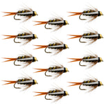 Bead Head Prince Nymph Fly Fishing Flies - 1 Dozen Flies Hook Size 10