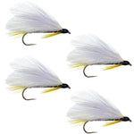 Black Ghost Classic Streamer Flies - Set of 4- Hook Size 4