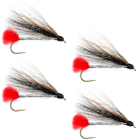 Black Nose Dace Classic Streamer Flies - Set of 4- Hook Size 4