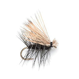 3 Pack Black Elk Hair Caddis Classic Trout Dry Flies Size 18