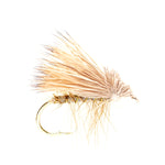 Barbless Yellow Elk Hair Caddis Classic Trout Dry Flies 6 Flies Size 12