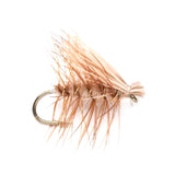 Barbless Tan Elk Hair Caddis Classic Trout Dry Flies 1 Dozen Flies Size 14