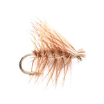 3 Pack Barbless Tan Elk Hair Caddis Classic Trout Dry Flies Size 14