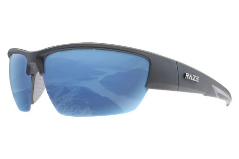 Raze Eyewear - Checkmate 34521 - Black Polarized Smoke