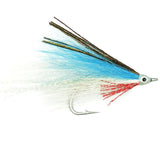 Lefty's Deceiver Saltwater Streamer Fly - Blue/White - 1 Dozen Hook Size 1/0