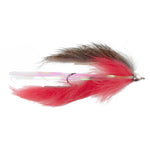 Dolly Llama Stinger Streamer Flies - 3 Natural and Salmon Steelhead Trout Alaska Fly Fishing Flies - Hook Size 4