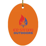 Ice Strong Outdoors Oval Ornament