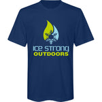 Youth Ice Strong Cool Blue/Lime Green Short Sleeve T-Shirt