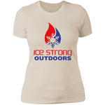 Ladies' Boyfriend T-Shirt Patriotic Logo