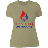 Ladies' Boyfriend T-Shirt Patriotic Logo