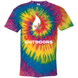 Youth Ice Strong White/Red Logo Tie Die Short Sleeve T-Shirt