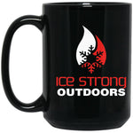 Large Black Ice Strong Mug 15oz