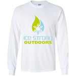 Youth Ice Strong Cool Blue/Lime Green LS T-Shirt