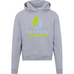 Ladies' Ice Strong Pullover Hooded Sweatshirt - Lime Green/Cool Blue Ice Strong Logo