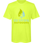 Youth Ice Strong Cool Blue/Lime Green Short Sleeve T-Shirt