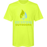 Youth Ice Strong Cool Blue/Lime Green Short Sleeve T-Shirt