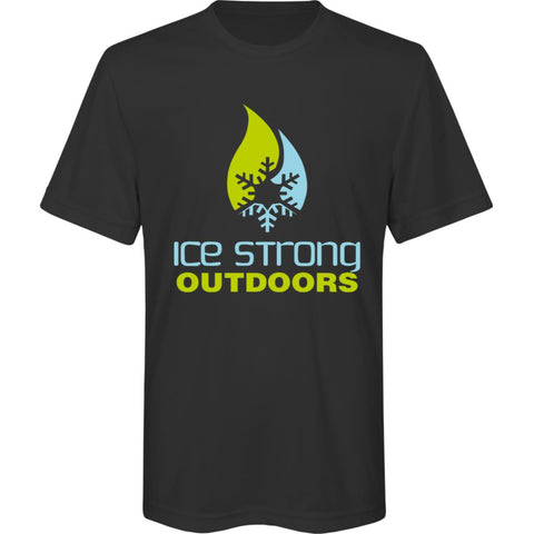 Youth Ice Strong Cool Blue/Lime Green Short Sleeve T-Shirt