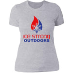 Ladies' Boyfriend T-Shirt Patriotic Logo