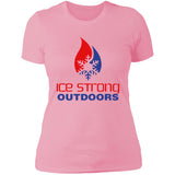 Ladies' Boyfriend T-Shirt Patriotic Logo