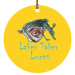 Laker Taker Lures Circle Ornament