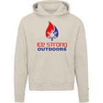 Ladies' Ice Strong Pullover Hooded Sweatshirt - Patriotic Ice Strong Logo