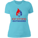 Ladies' Boyfriend T-Shirt Patriotic Logo