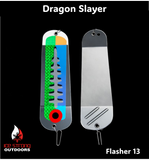 Ice Strong Outdoors - 8.5" Dual Fin Flasher Series - NEW 2026 Colors Released!