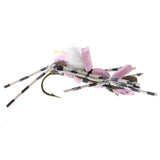 Fat Albert Pink Foam Body Grasshopper Fly - 6 Flies Hook Size 10