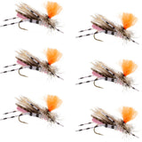 Feth Hopper Pink - Foam Grasshopper Fly Pattern - 6 Flies Flies Hook Size 10