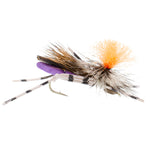 Feth Hopper Purple - Foam Grasshopper Fly Pattern - 1 Dozen Flies Hook Size 10