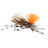 Feth Hopper Tan - Foam Grasshopper Fly Pattern - 1 Dozen Flies Hook Size 10