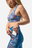 Enchanted Grayling Pocket Capri Leggings