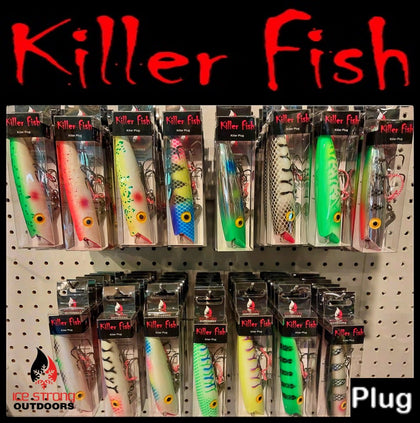 NEW JUNE 2025 - Killer Fish - Rattling TROLLING PLUG UV