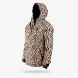 Waterproof 1/2 Zip Bog Hoodie | Womens - Leopard/Black