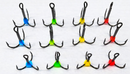Ice Strong Outdoors - Glow Resin Hooks – VMC & Mustad Options (3 Sizes Available)