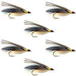 Gray Ghost Classic Streamer Flies - Set of 6 - Hook Size 4
