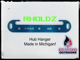 RHoldz-Aluminum Hub Hanger NEW 2023! 5 Colors! Made in MI!