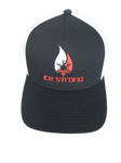 Ice Strong Logo Baseball Cap Snapback - Black/Gray/Navy - White