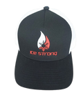 Ice Strong Logo Baseball Cap Snapback - Black/Gray/Navy - White
