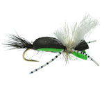 Hippie Stomper Size 14 Sampler - 4 Flies Foam Body Grasshopper Dry Fly