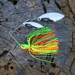 Reaction Tackle Lead Spinnerbait Jigs – 3-Pack, Double Willow Blade - New