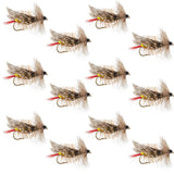 Joe's Hopper Yellow Foam Body Grasshopper Fly - 1 Dozen Flies Hook Size 8