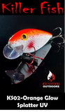 Ice Strong Outdoors - Killer Fish - Rattling Shallow Diver UV - NEW 2026 Colors Just Released!