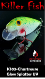 Ice Strong Outdoors - Killer Fish - Rattling Shallow Diver UV - NEW 2026 Colors Just Released!