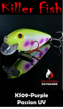 Ice Strong Outdoors - Killer Fish - Rattling Shallow Diver UV - NEW 2026 Colors Just Released!