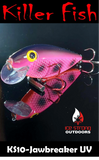 Ice Strong Outdoors - Killer Fish - Rattling Shallow Diver UV - NEW 2026 Colors Just Released!